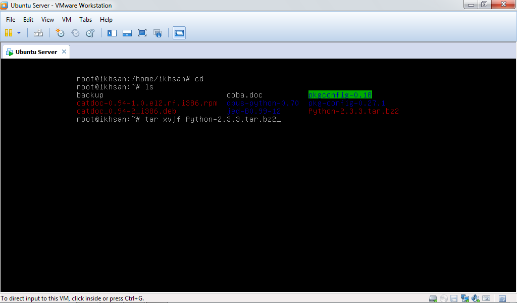 Instalasi File Berekstensi *.rpm dan *.tar.bz2 ++ BLOG IKHSAN