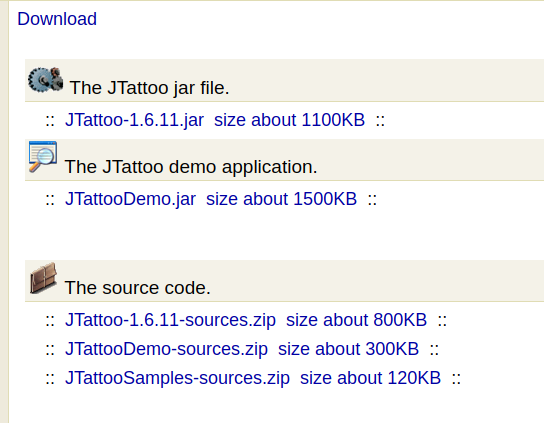 Situs Resmi JTatto-WildanTechnoArt Sebuah Library untuk mempercantik tampilan JFrame pada Netbeans