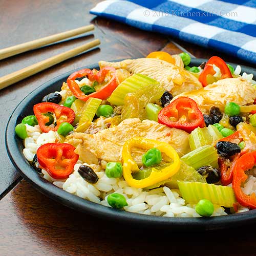 Kitchen Riffs Chicken and Celery StirFry