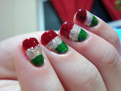 mexican nails flag nail