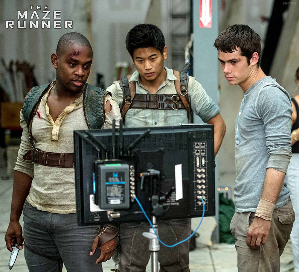 The Maze Runner and Scorch Trials BTS Pictures.