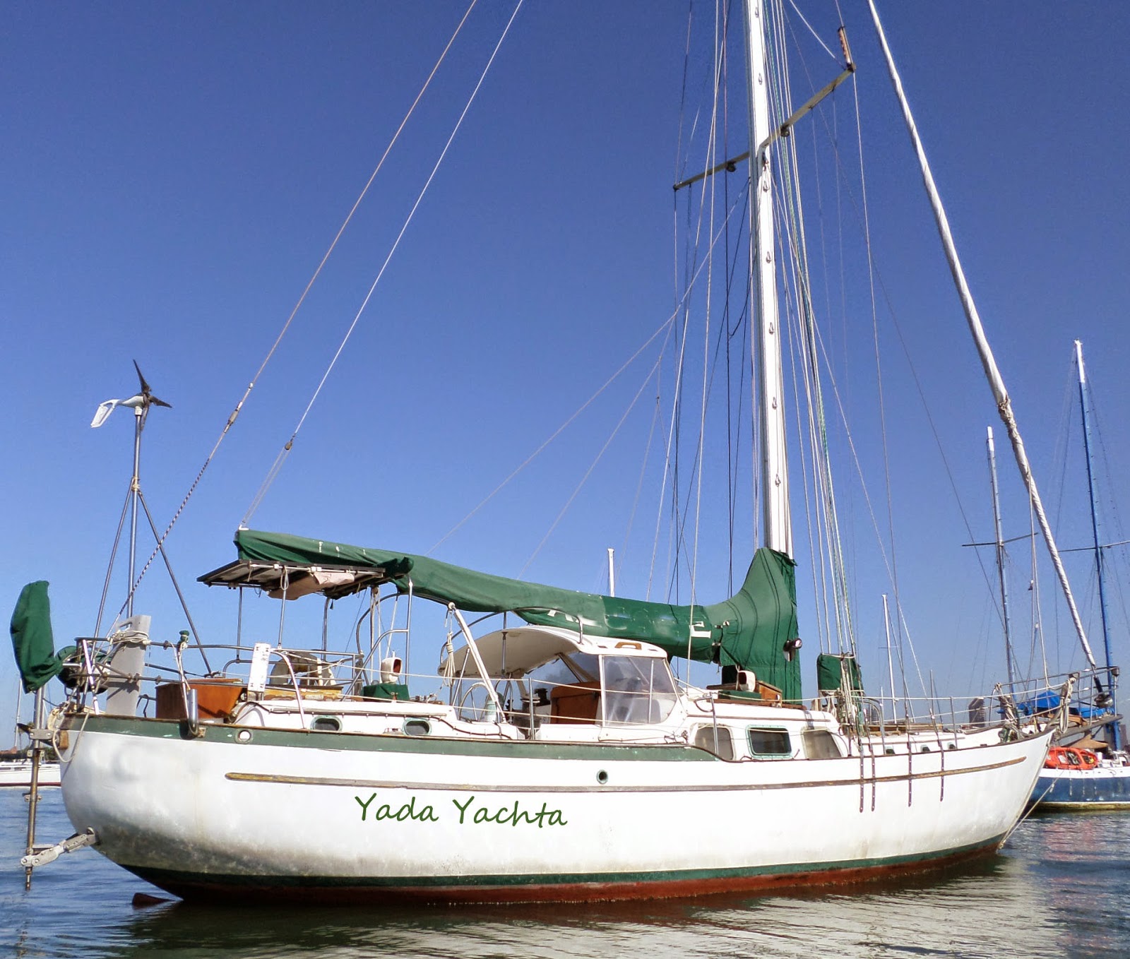 captain curran's sailing blog: clever boat names and the