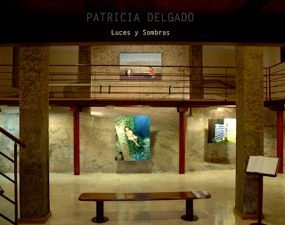 Luces y Sombras, exposición de pintura en El Aljibe, preparativos