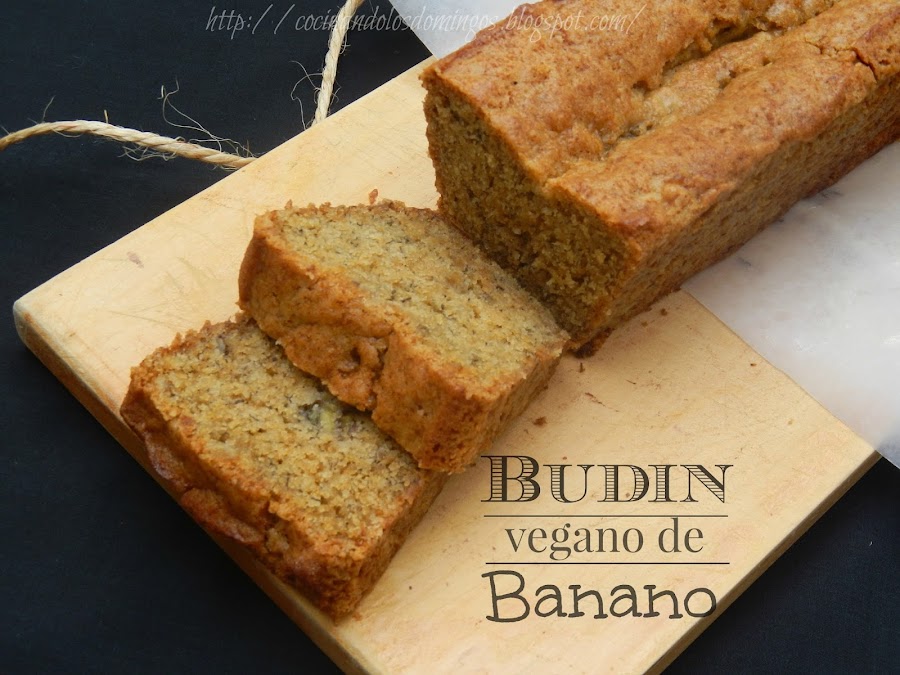 Budín vegano de banano