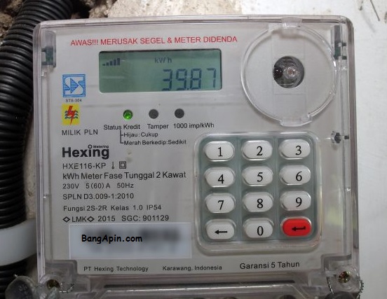 Cara setting alarm listik prabayar (pulsa listrik)