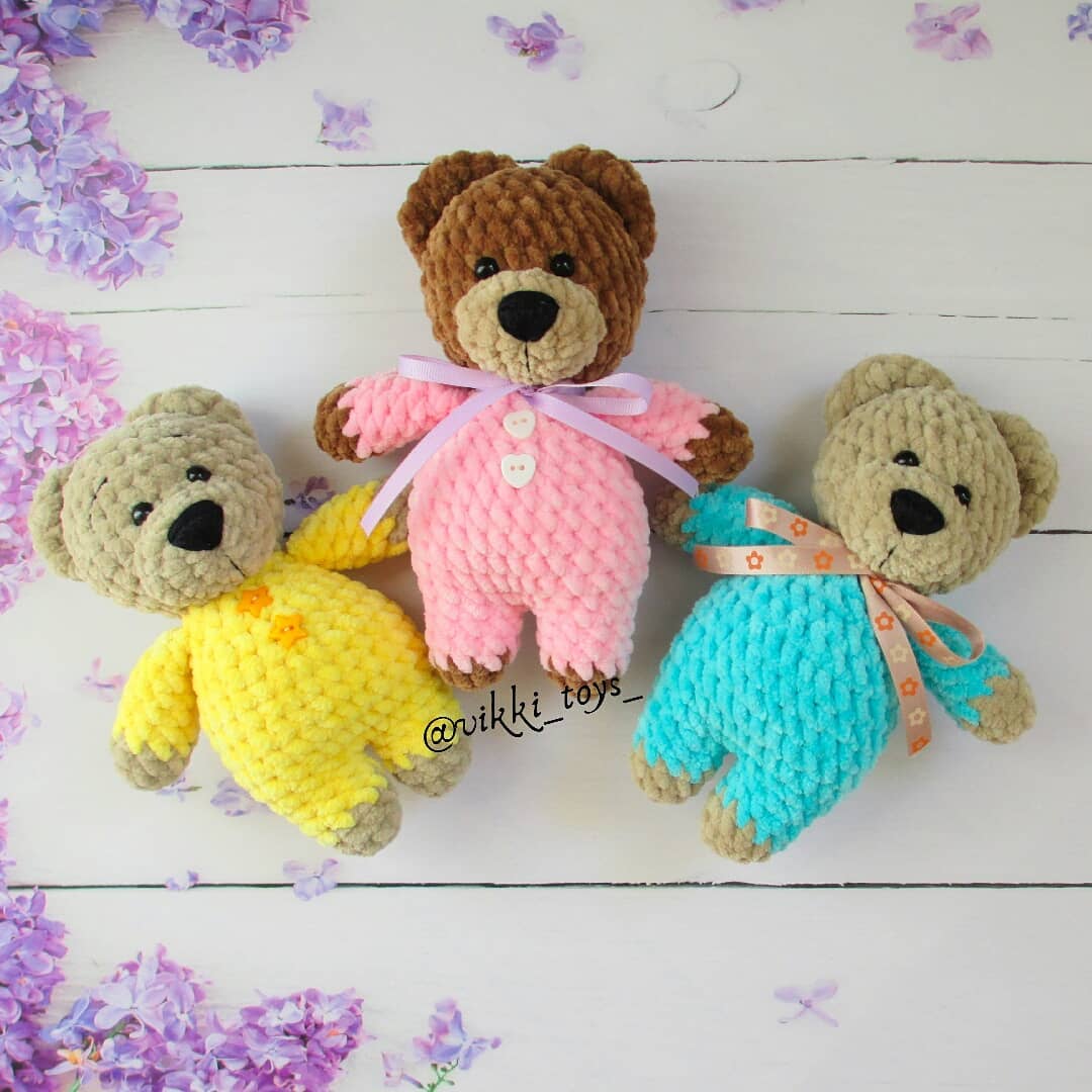 Amigurumi Teddy Bears Free Pattern