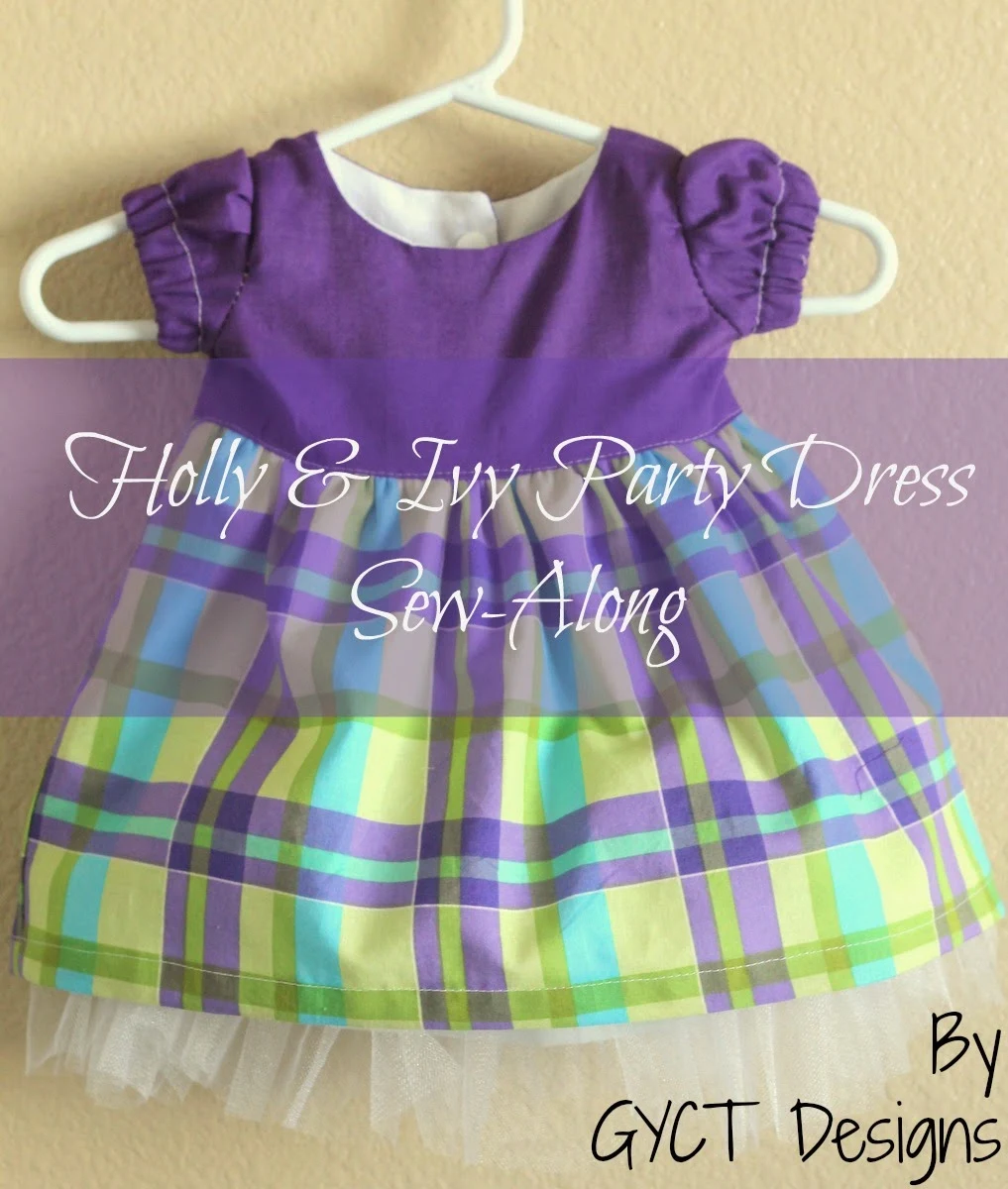 Free Infant dress pattern from the Holly and Ivy Party Dress PDF Pattern