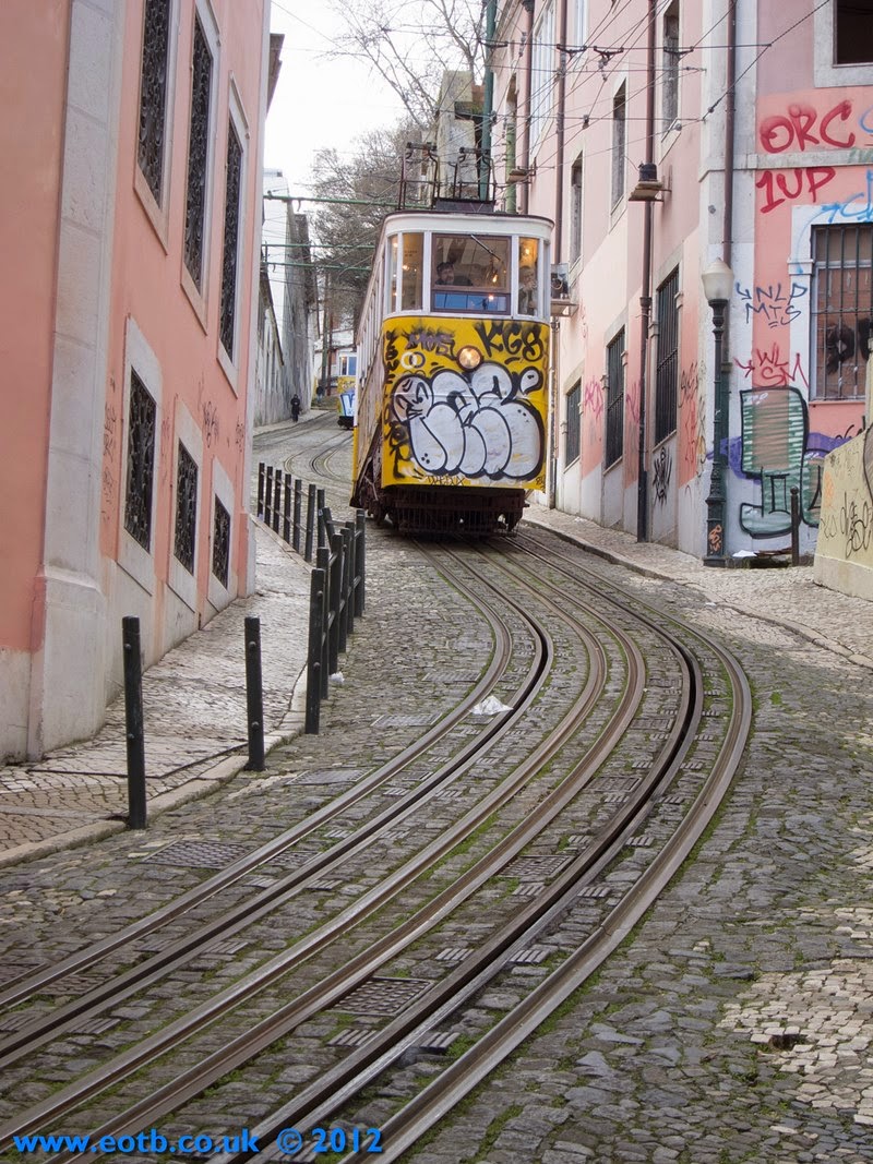 The Glória Funicular, Lisbon | Elevador da Glória, Portugal