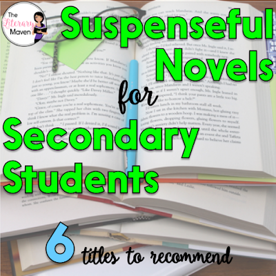 Nothing hooks you as a reader like well done suspense and a series of plot twists you never saw coming. Putting these types of page turners in the hands of students means they'll want to keep reading and won't want to put their book down.  They are ideal books for students who are often disengaged readers. Here's 6 suspenseful novels that I've recently read and would recommend to secondary students.