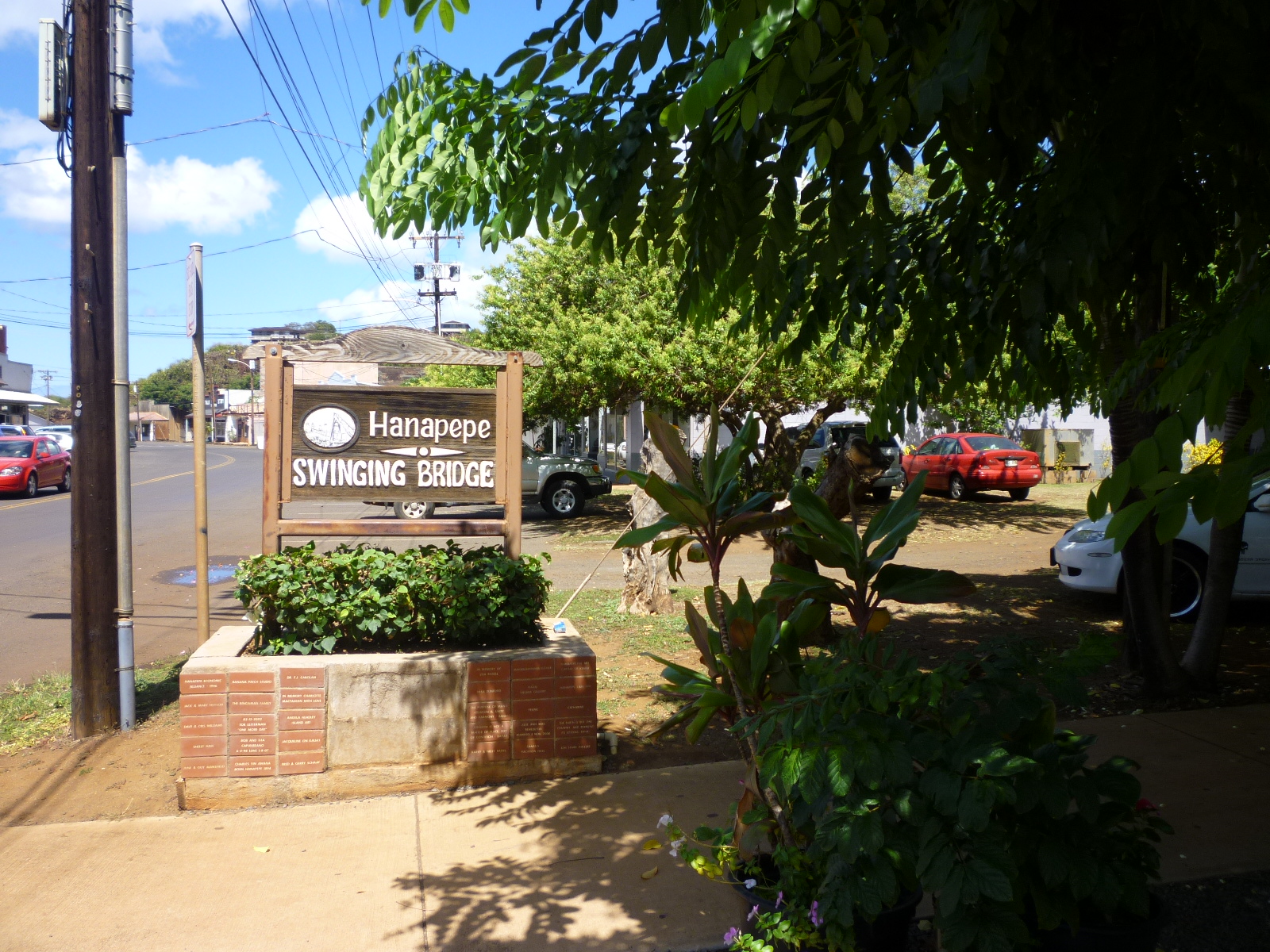Kauai Family Travel Walking tour of Hanapepe Town and the Swinging Bridge