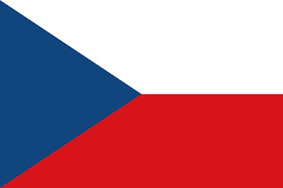 Bendera Negara Republik Ceko Anggota Uni Eropa (EU)