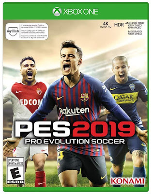 Pro Evolution Soccer 2019 Game Cover Xbox One