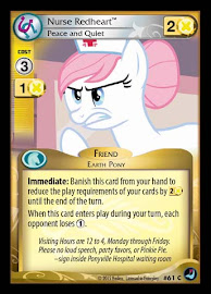 My Little Pony Nurse Redheart, Peace and Quiet High Magic CCG Card