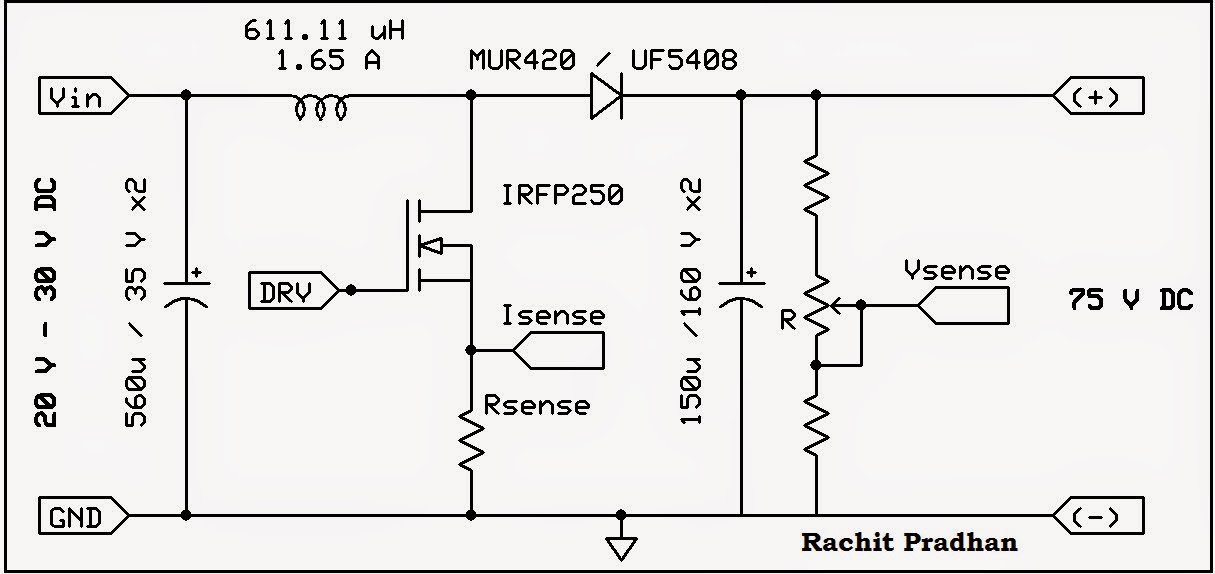Rachit's Blog Design of a 30 Watt Boost Converter using the UC3843