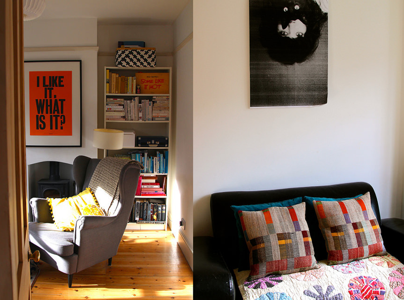 Living room home tour Oyster & Pearl blog - Ikea, Habitat, HM Home