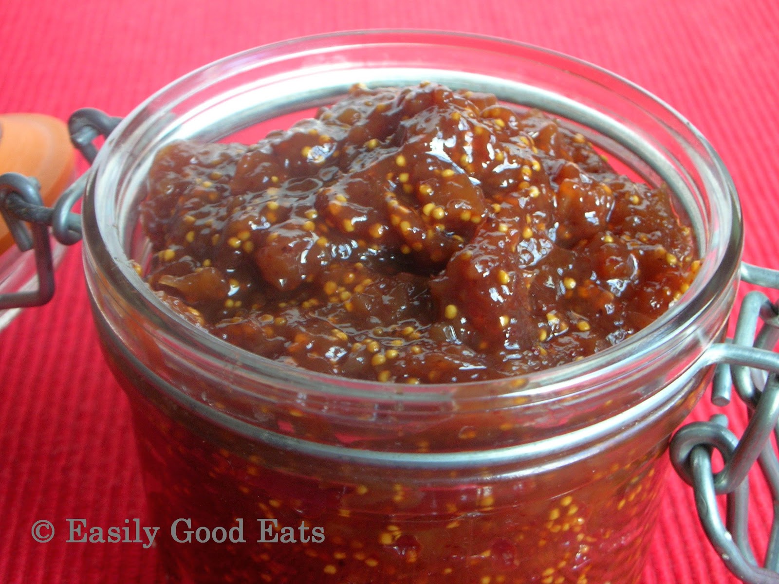Easily Good Eats Dried Fig Red Wine Jam Recipe