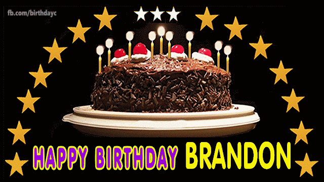 Happy Birthday BRANDON images gif