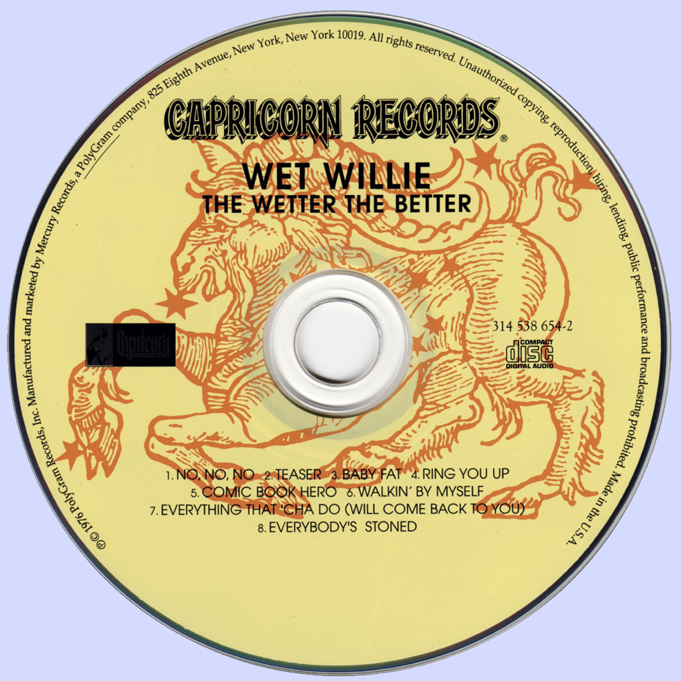 Wet Willie - The Wetter The Better (1976 us. great southern boogie funkie r...