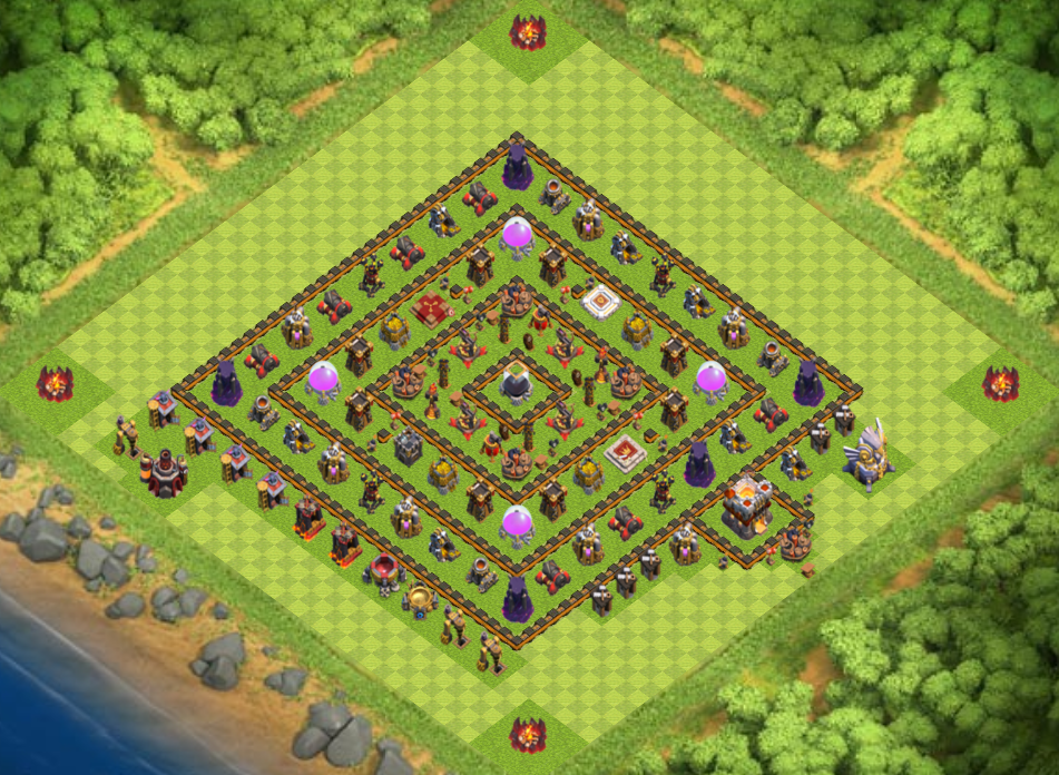 COC Bases Farming Base COC TH 11