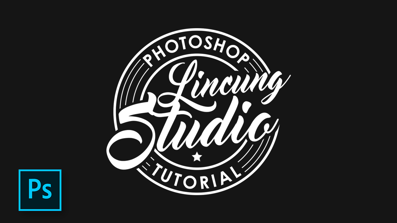 Cara Desain Logo  Distro tema Retro dengan Photoshop 