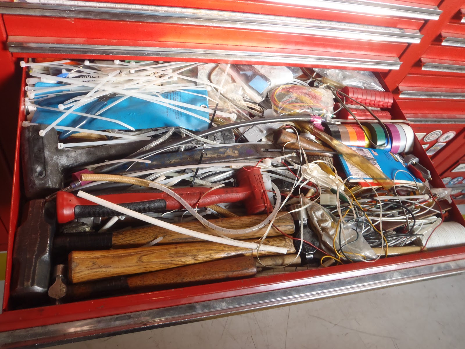 Aviation Maintenance Tool Box Shadowing with foam