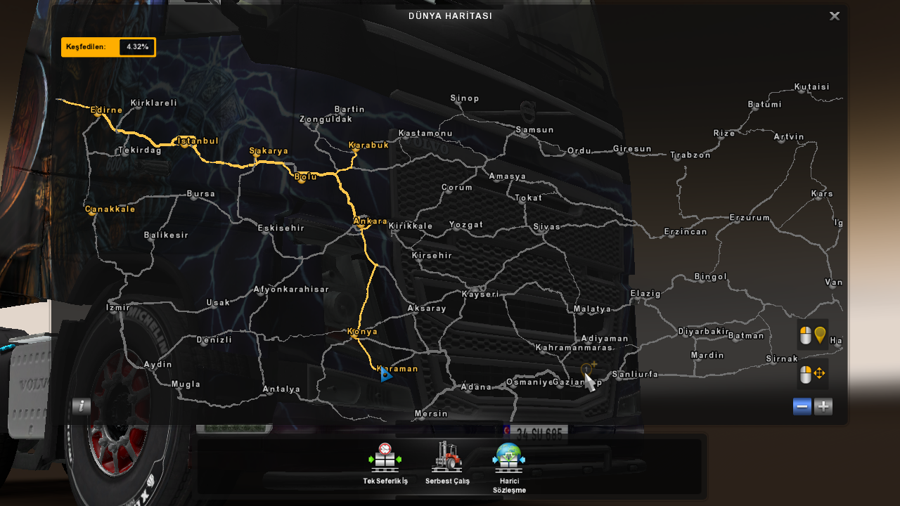 Euro Truck Simulator 2 [V 1.27.2.4S + 53 DLC] + Türkiye Haritası