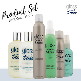 Hair Care Kit for Oily Hair Type by Gloss & Toss