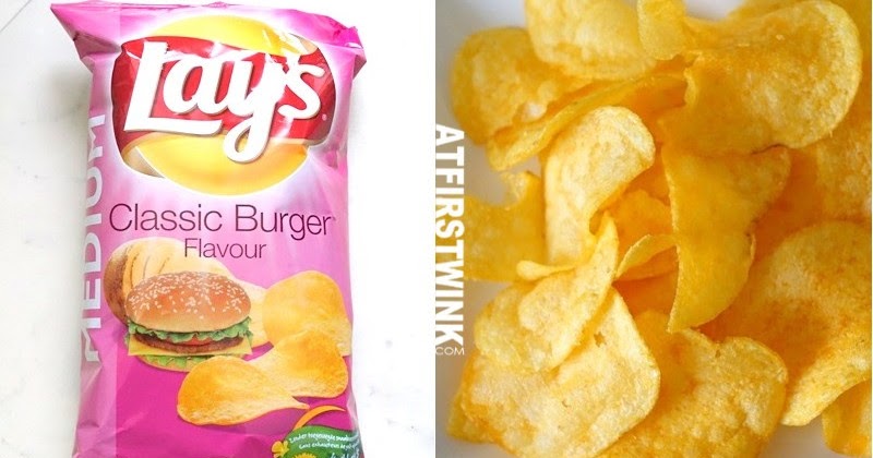 Lays chips - Classic burger flavour