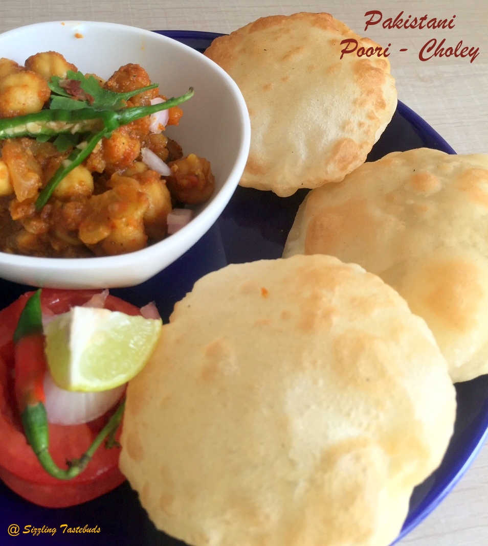 Sizzling Tastebuds Pakistani Breakfast with Poori and Choley