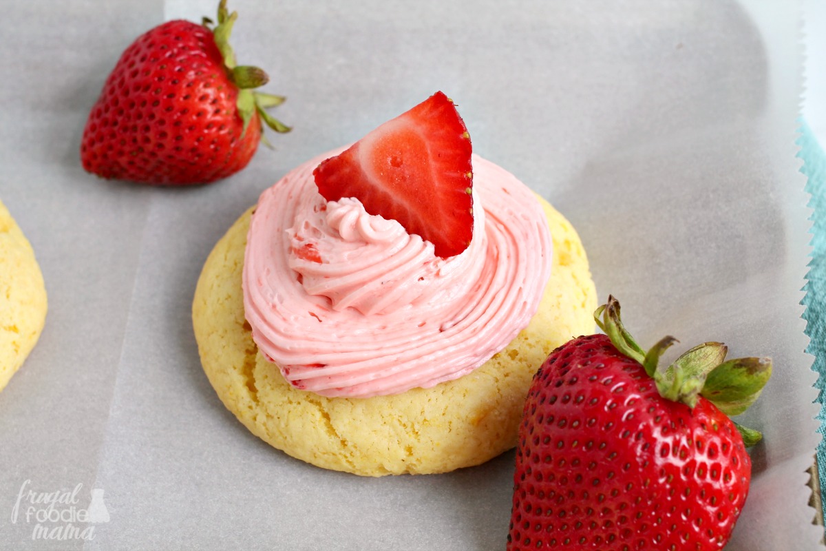 Frugal Foodie Mama Easy Strawberry Lemonade Cookies