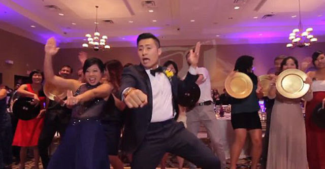 Couple manages to film the whole wedding dance video in one take