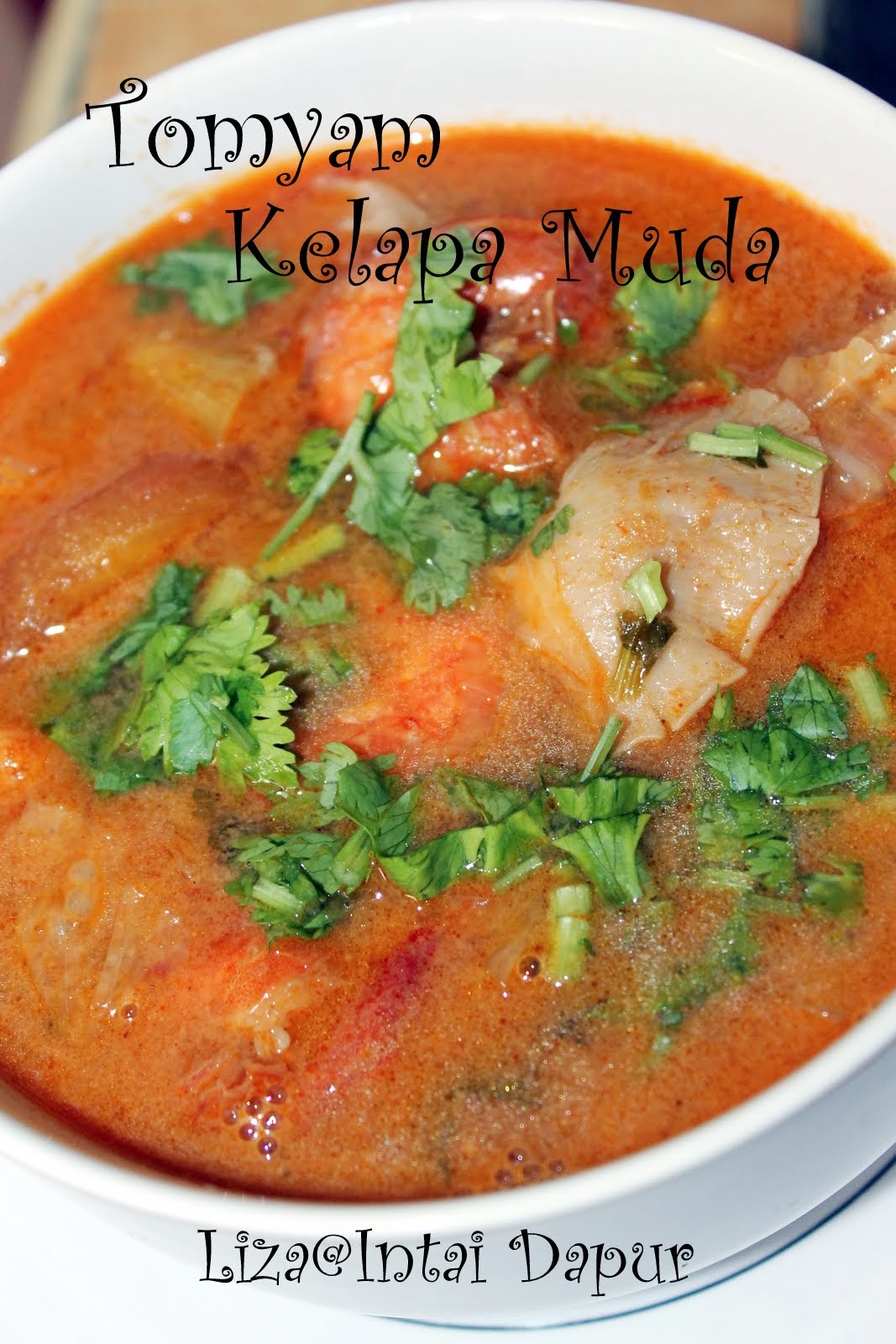 INTAI DAPUR: Tomyam Kelapa Muda