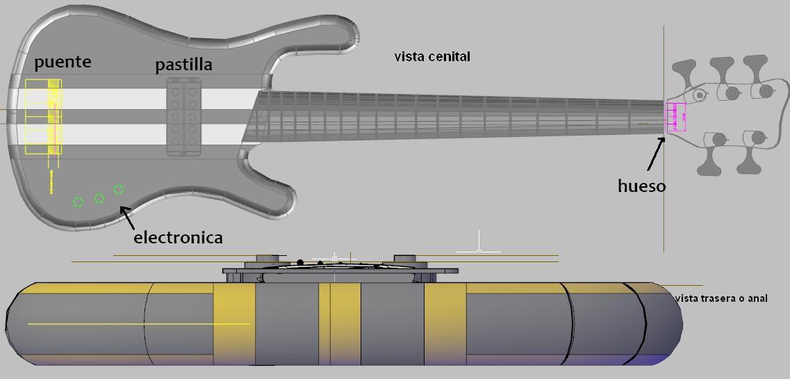 Construcción bajo eléctrico / Bass Guitar Homemade