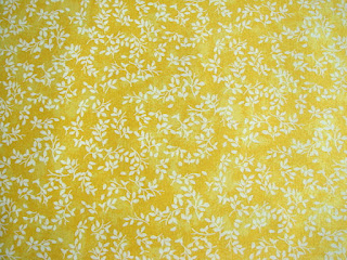 Bavlnená látka žltá batika