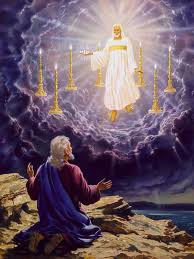 patmos john jesus isle eternal give god angel unto them before fear serve