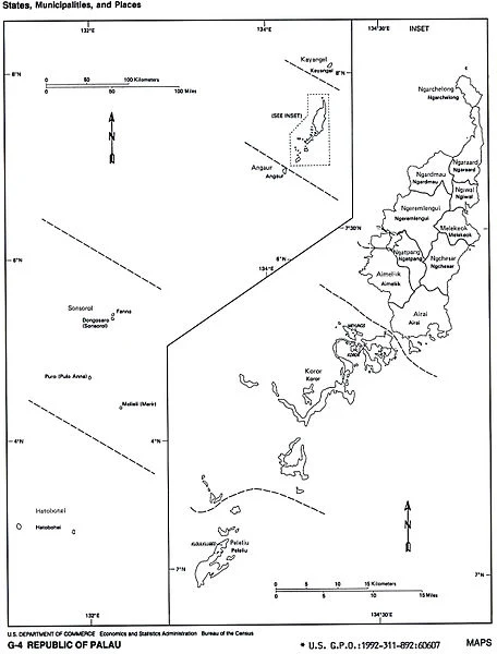 Pembagian wilayah administratif Palau