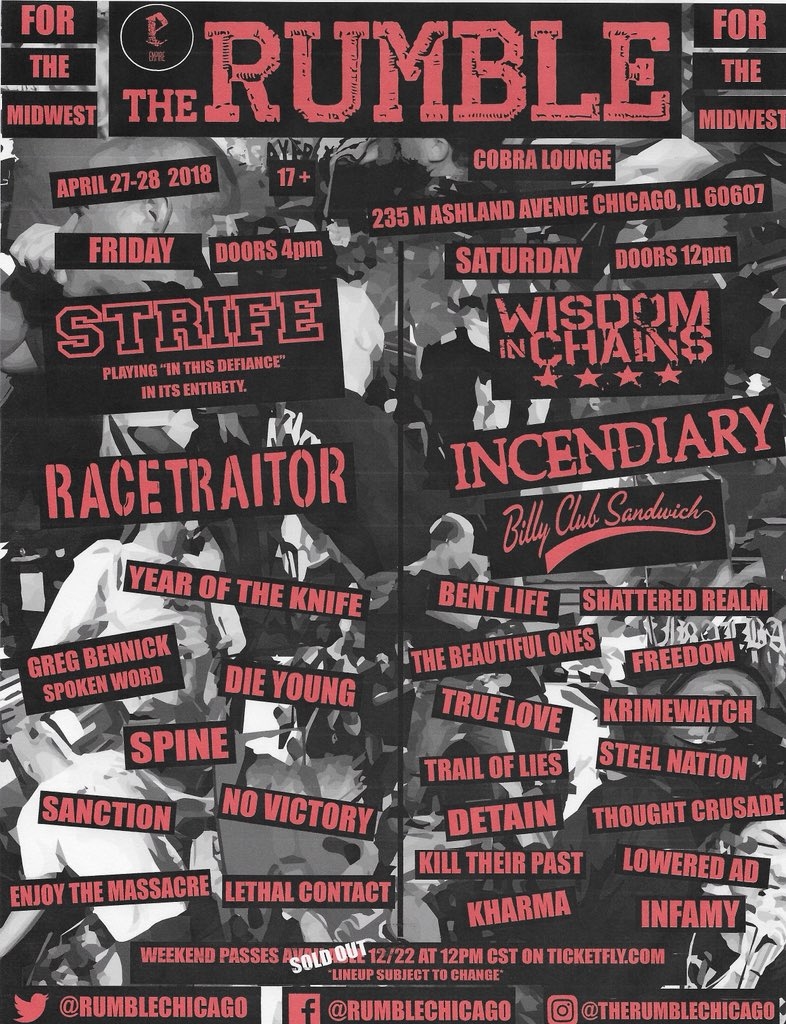 Rumble Chicago Dead End Path Drops, The Beautiful Ones Added + Friday