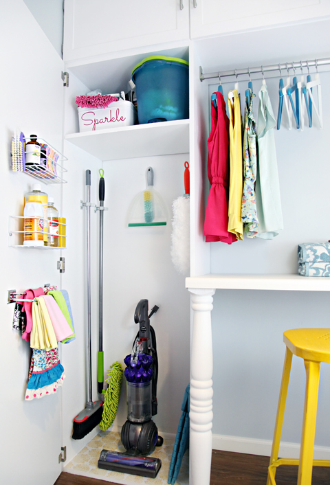 Get Organized with a Cleaning Supply Closet