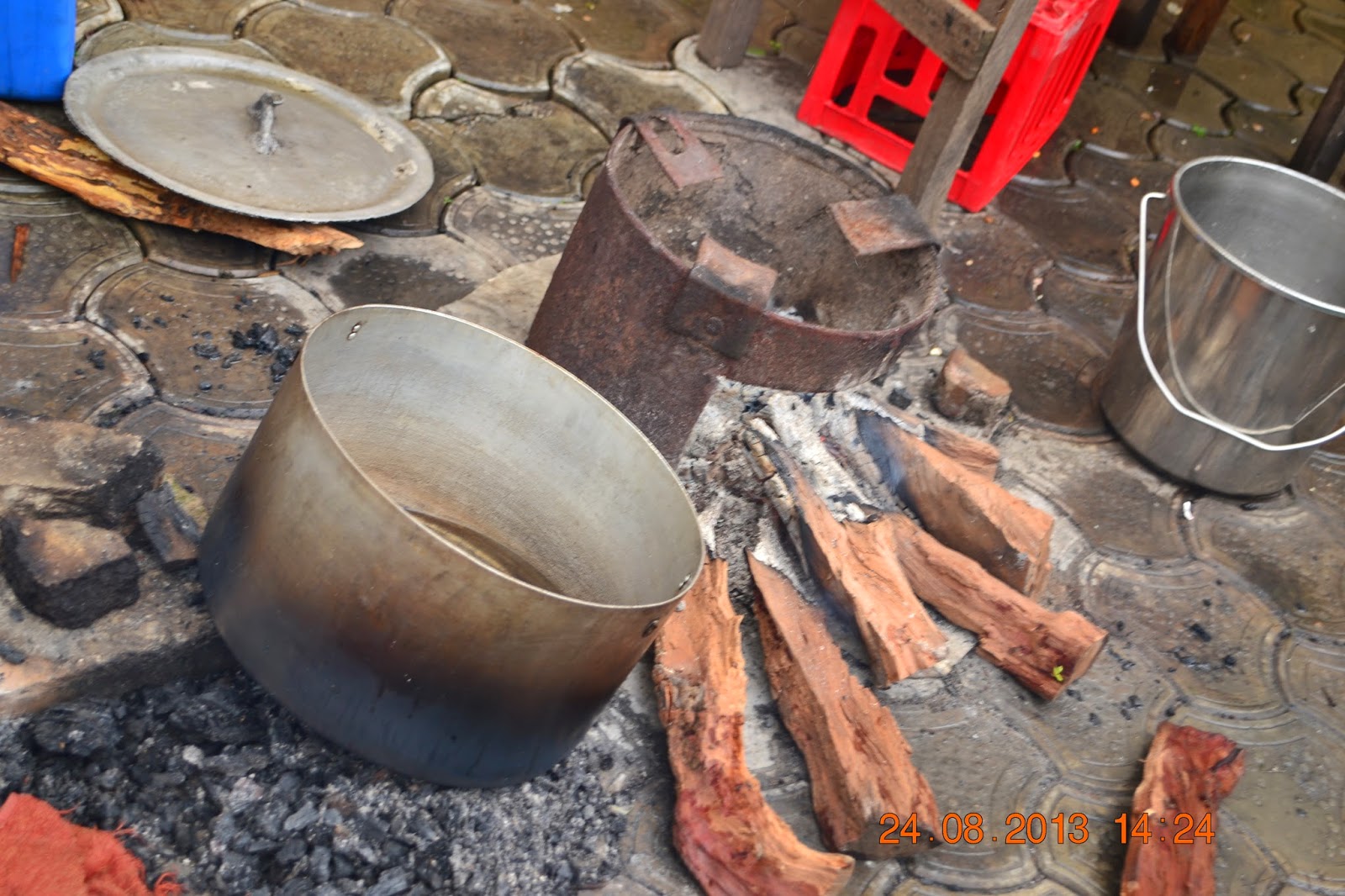 Cooking Pot on Firewood