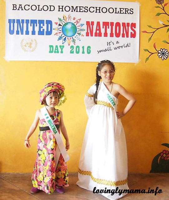 Bacolod homeschoolers Network - homeschooling in Bacolod - United Nations Day - Bacolod mommy blogger