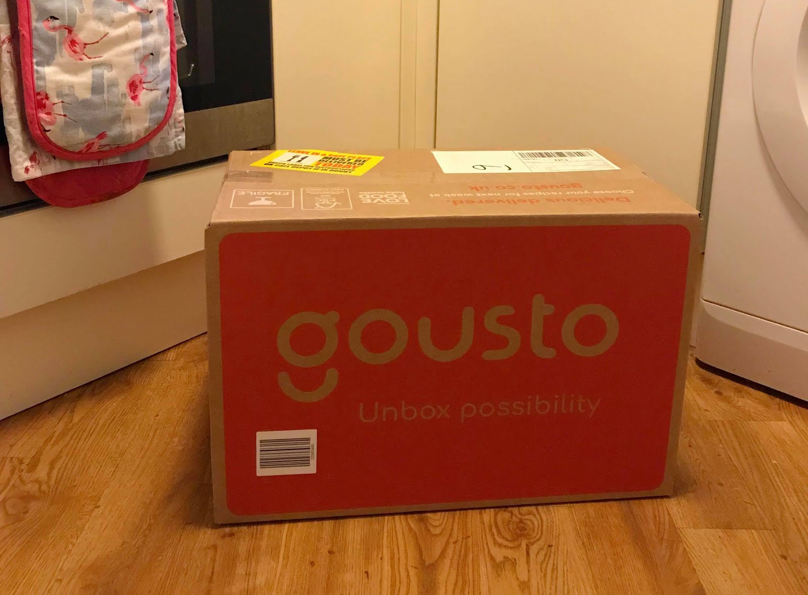 Front Row Fascination Gousto Recipe Box Review