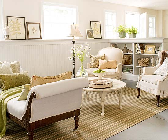 Salas decoradas con color verde | Ideas para decorar, diseñar y mejorar