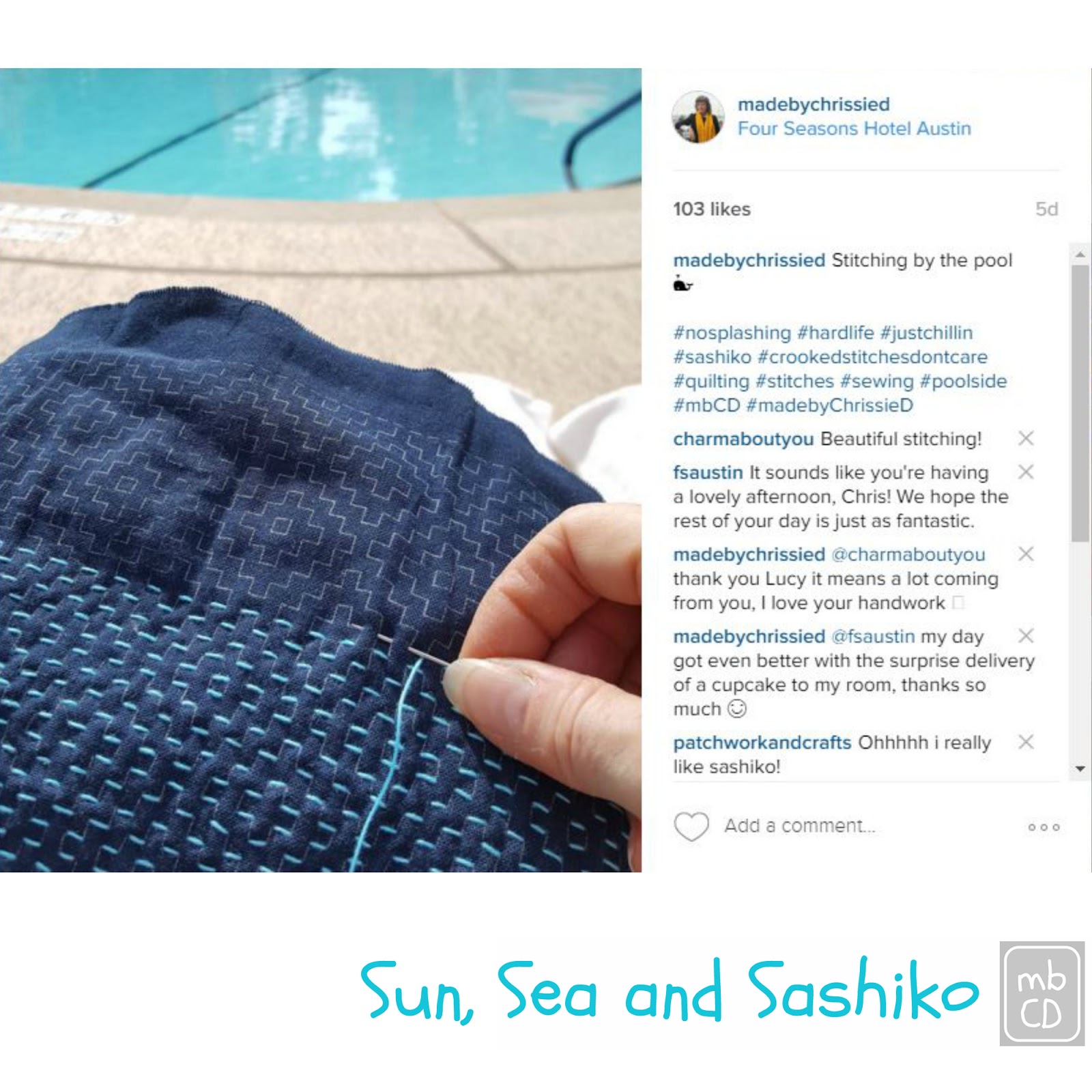 Chris Dodsley @mbCD: Sun, Sea & Sashiko