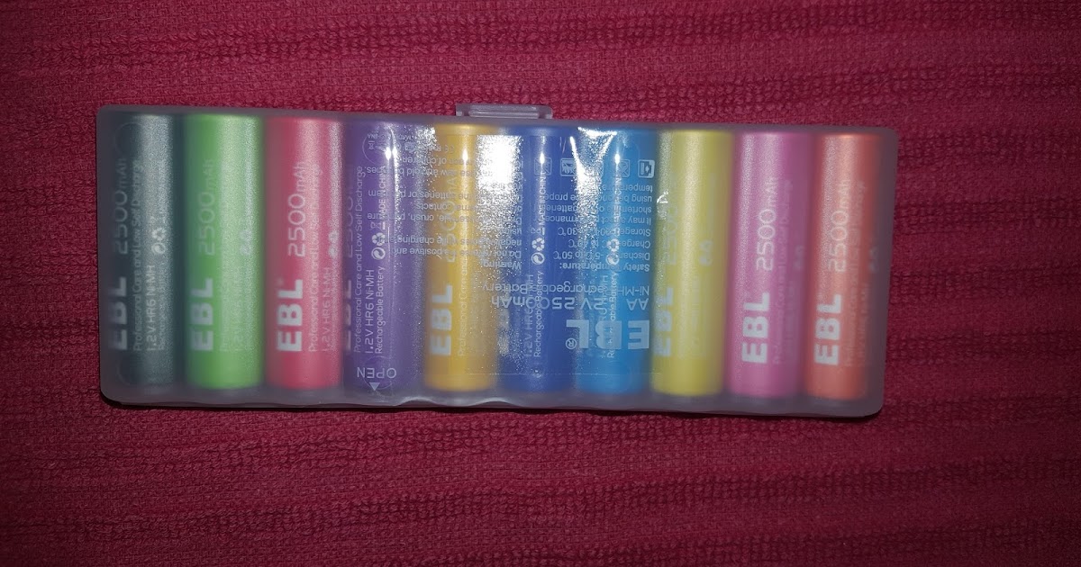 My Product Reviews and Thoughts EBL AA Rechargeable Batteries 2500mAh