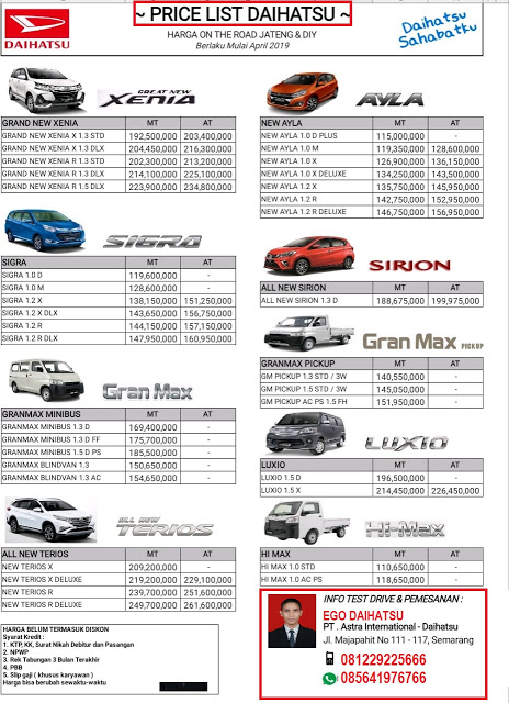 Harga Daihatsu Semarang The Best Sales Hub Ego Prayikno 081229225666 Daihatsu Demak Kudus Harga Daihatsu Sigra Semarang Demak Kudus Jepara Pati Solo