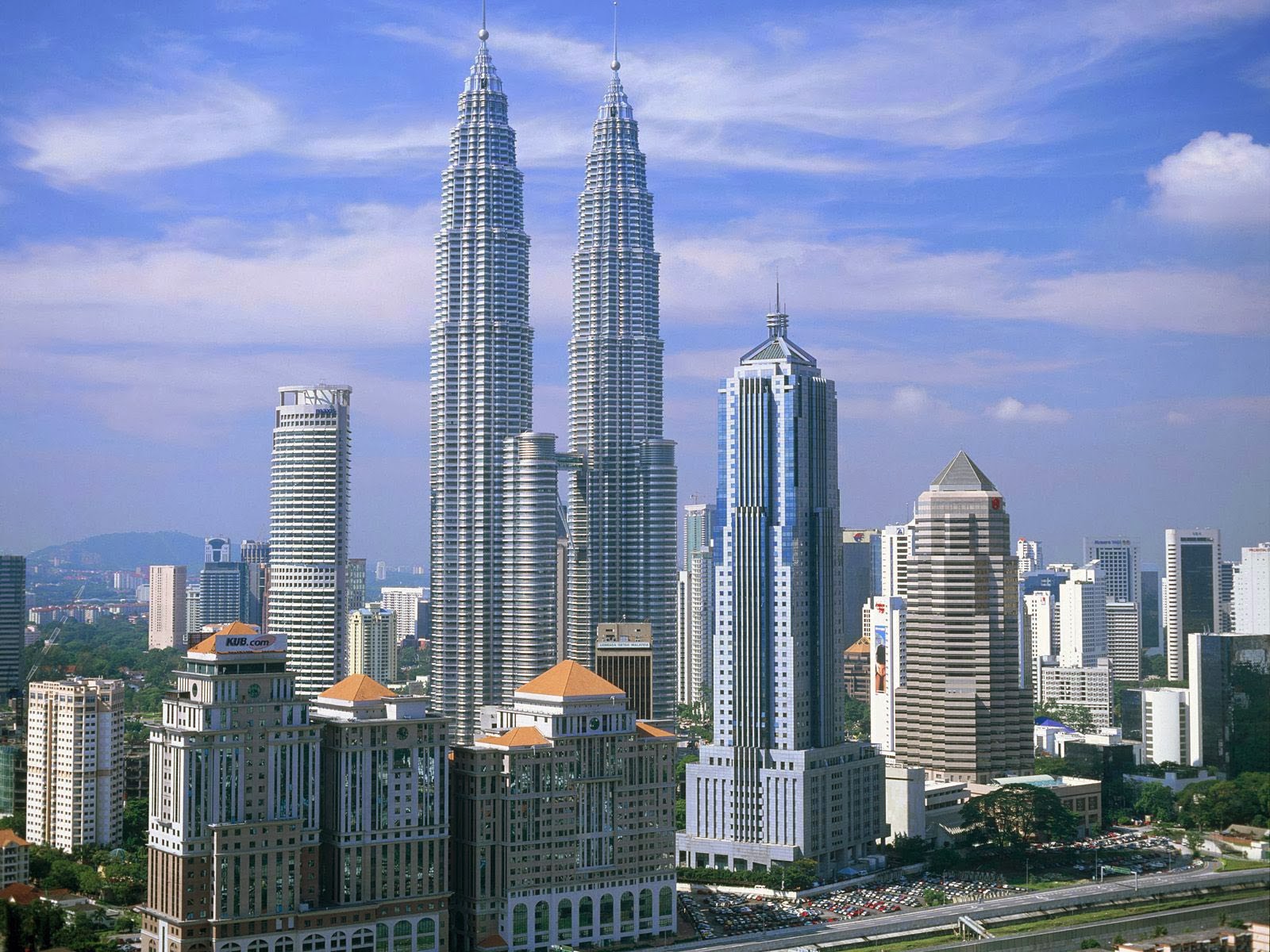 World Visits Petronas Tower  Twin Skyscrapers  Malaysia