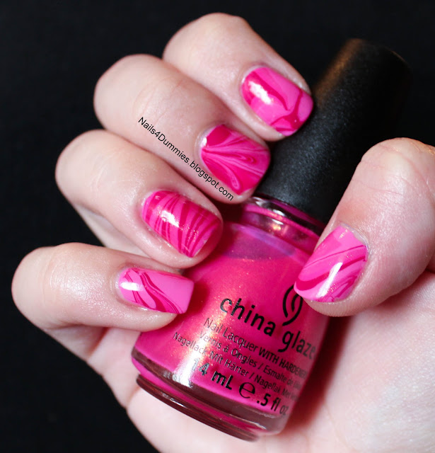 Polish Us Pink Breast Cancer Awareness Watermarble