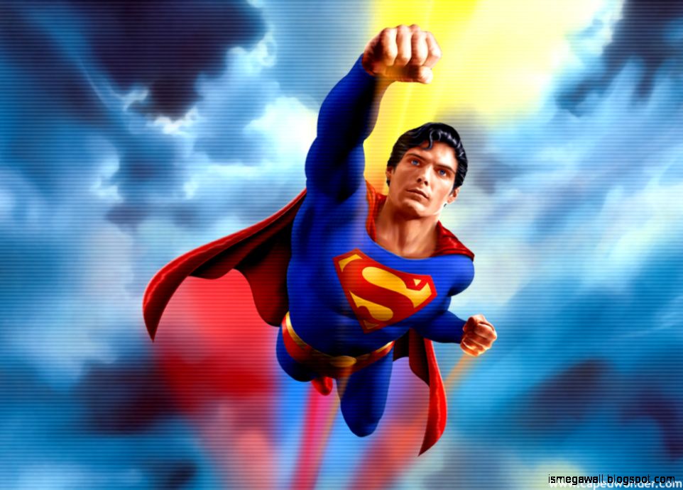 Superman Fly In The Sky | Mega Wallpapers