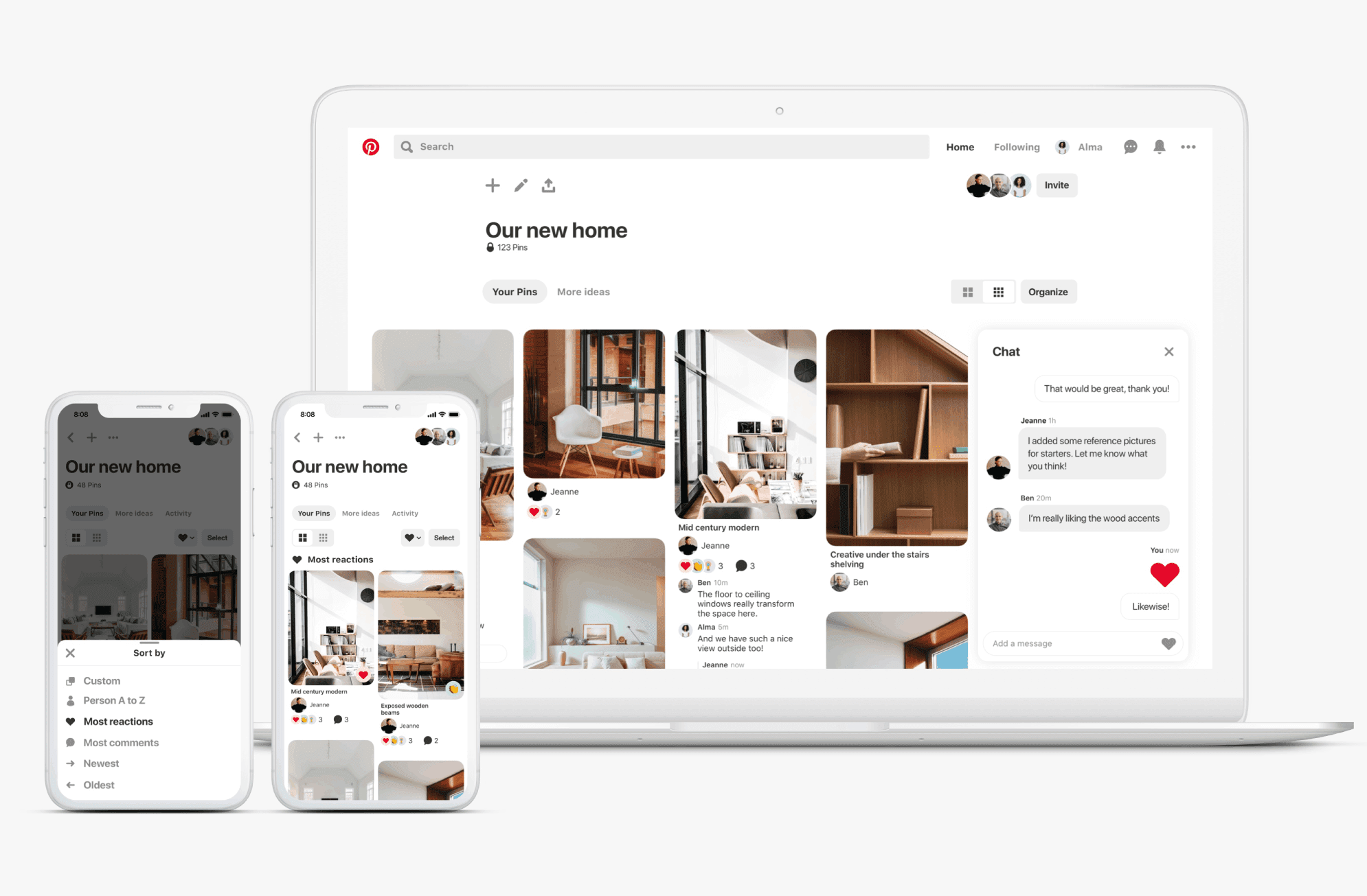 Communicating with Group Board Collaborators is now easy with Pinterest