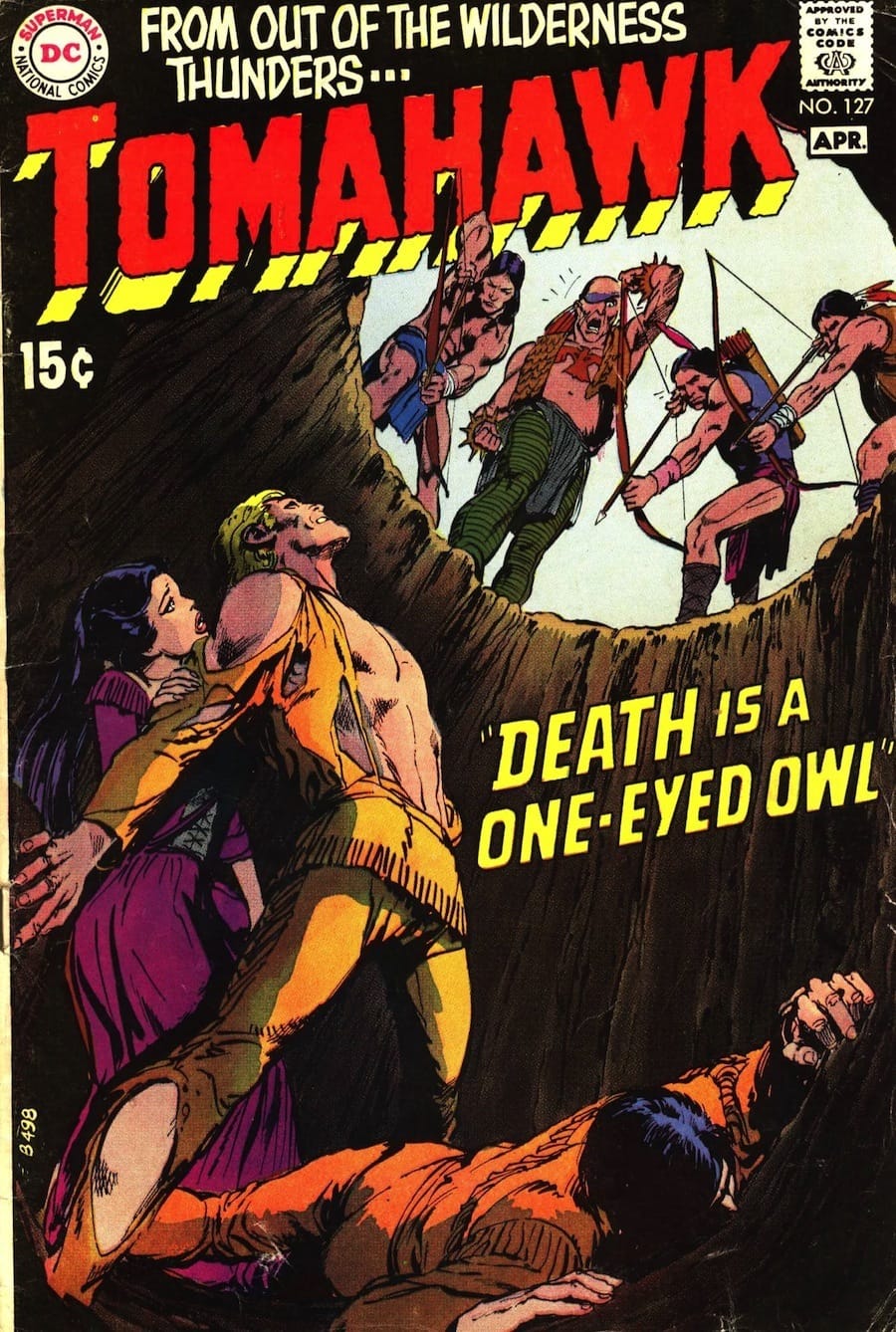 Neal Adams bronze age western dc 1970s cover - Tomahawk #127